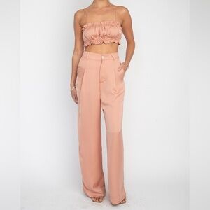 New with Tags Resa Sasha Trousers in Blush Size Medium